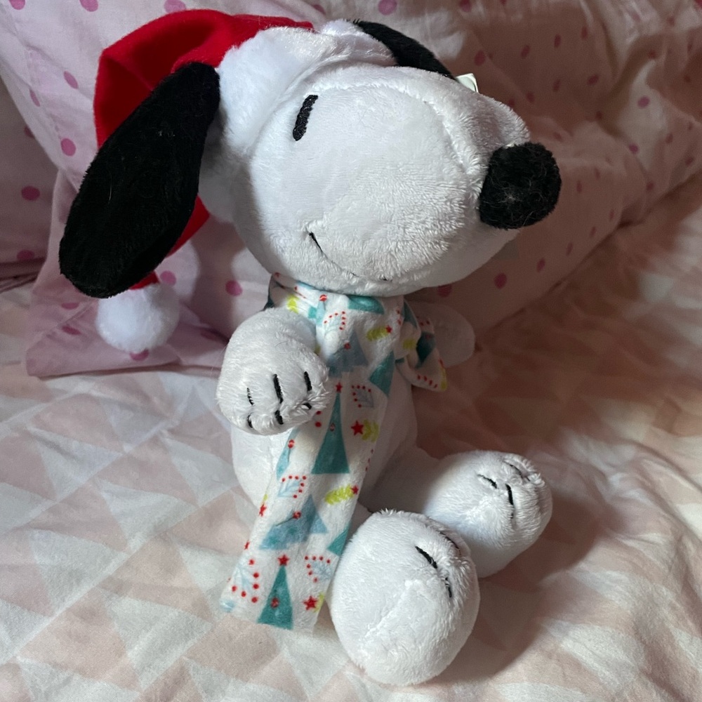 snoopy christmas plush